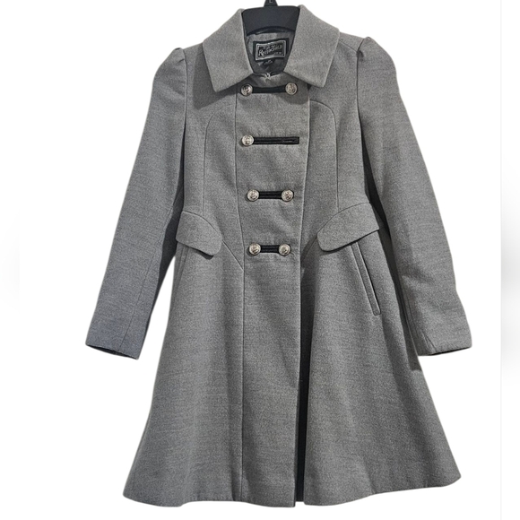 Rothschild Classic Gray Trench Coat  size 10 (Girl) - Picture 2 of 13